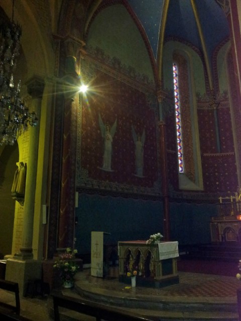 Kerk van.. Sauveterre-de-Bearn