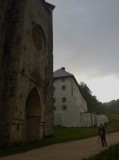 Ons 1ste overnachtings adres was in een klooster