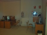 Computerhoek met 6 pc's