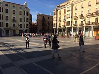 Pelgrims in León
