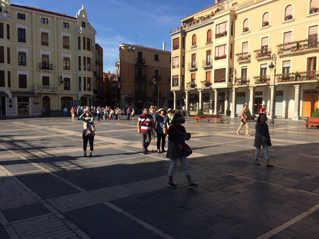 Pelgrims in León