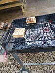 Cheesesandwich van de braai