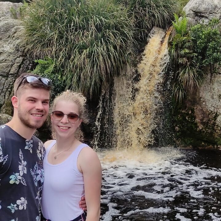 Gewandeld naar een waterval