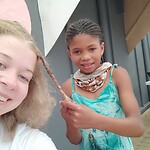 Janneke's haar vlechten