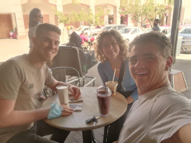 Koffie met Gerben en Francois