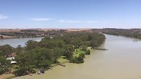 Overweldigend uitzicht over de Murray