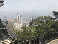 Uitzicht op Hongkong