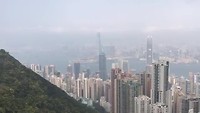 Vanaf de Victoria Peak, een fantastisch uitzicht