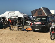 Pauze van Rally Parijs Dakkar