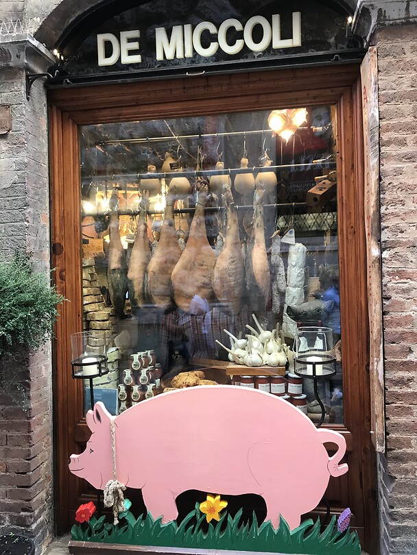 Het varken en de prosciutto