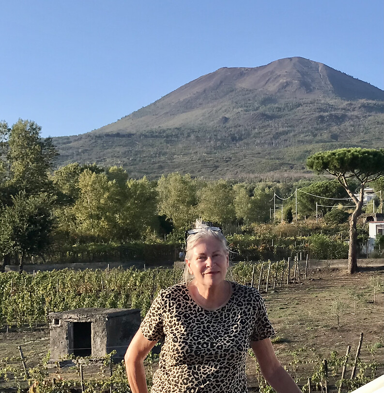 Aan de voet van de Vesuvius