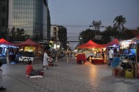Avondmarkt in Vientiane