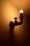 Originele verlichting in de gang...S Park Design