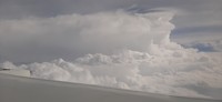 Onder dit dik wolkendek ligt Bogotá