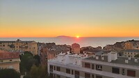 Zonsopgang in Bastia