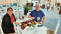 Greek mixte plate - Laganis in Rhodos