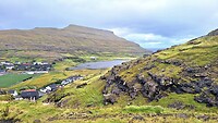 Onderweg tussen Eiði en Gjógv