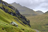 Onderweg tussen Gjógv en Elduvík