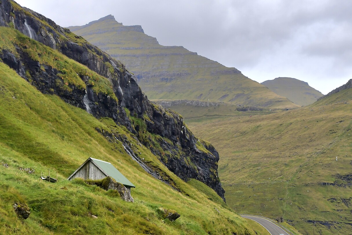 Onderweg tussen Gjógv en Elduvík
