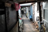 in nauwe straatjes