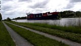 Containerschip op Nord-Ostzee kanaal