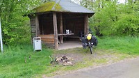 Lunch plek tijdens de regen