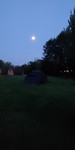 Volle maan boven de tent