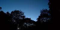 Avond lucht camping Harz Fereinpark