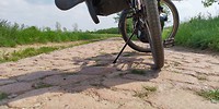 Slechte wegen voormalig Oost-duitsland