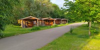 Blokhutten op Marina Camp Elbe