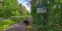 Eerste welkomstbord voor R1 fietsers