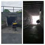 Door erg laag tunneltje