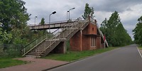 Ingang naar station van Küstrin-Kietz