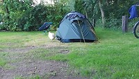 Kip in de tent....