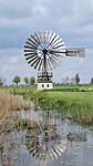 Amerikaanse molen langs de Zwette