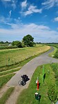Zicht op rivier de Jumme