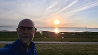 Kijken naar de zonsondergang