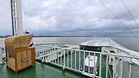 Zicht op Cuxhaven