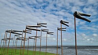 Kunstwerk Windhosen