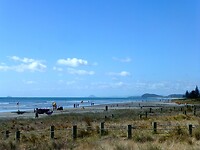prachtig gebied voor een strandwandeling