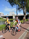 Cleem, Torrance en Cees langs de Vliet bij Rijswijk