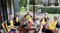 na 1300 km in 8 dagen zit de fietsreis erop