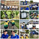 compilatie van foto's van de hele reis