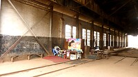 het station, door de Engelsen gebouwd, wordt al tientallen jaren niet gebruikt