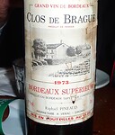 Dure fles Bordeaux, die ik tot het huwelijk van Monique bewaard had