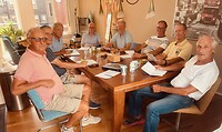 voorbespreking Team9goesGermany bij Gert in Katwijk