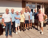 Cees A, Piet, Sjef, Cleem, Paul, Cees S, Dirk en Gert, Cees Z is hier niet bij