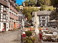 in de Eifel, Sauerland en de Harz zijn veel vakwerk huizen