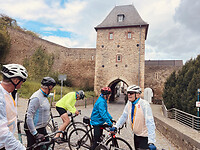 het historische stadje Bad Münstereifel heeft nog een stadsmuur uit de Middeleeuwen