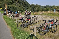onze racefietsen krijgen hier een prachtige plaats